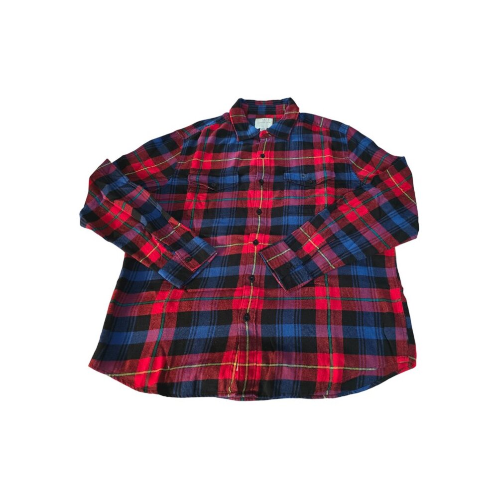 American Eagle Classic Fit Long Sleeve Men's Plaid Shirt XL NWT
